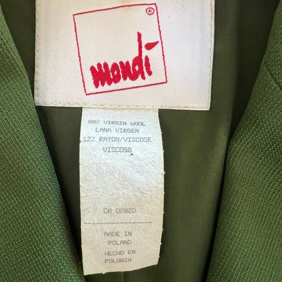 Vintage Green Mondi Blazer - Picture 4 of 6